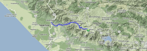 Mexico Visa-Run Route